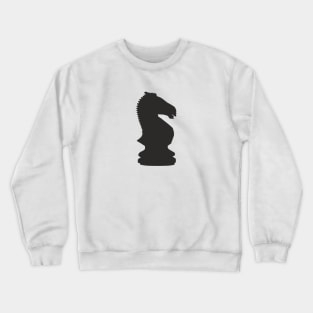 Black Knight Chess Piece Crewneck Sweatshirt